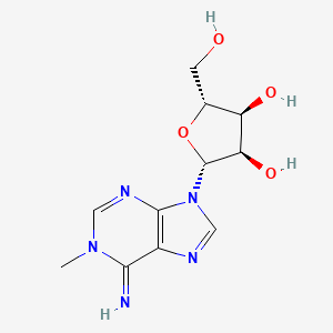 Chemical structure of 1-Methyladenosine