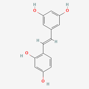 Chemical structure of Trans-2,3',4,5'-tetrahydroxystilbene