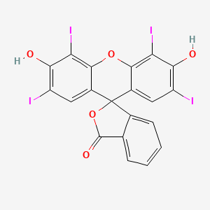 Chemical structure of Erythrosine sodium
