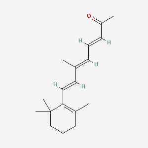 Chemical structure of 13-Apo-beta-carotenone