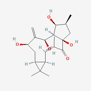 Chemical structure of 7beta-Hydroxylathyrol
