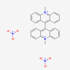 Chemical structure of Lucigenin (NSC-151912)