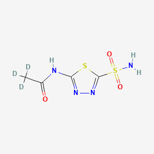 Chemical structure of Acetazolamide D3