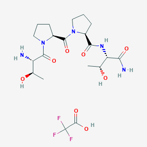 Chemical structure of Rapastinel Trifluoroacetate