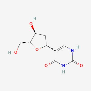 Chemical structure of Deoxypseudouridine
