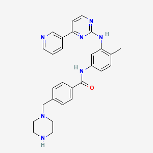 Chemical structure of N-Desmethyl imatinib