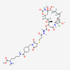 Chemical structure of Lysine-emtansine