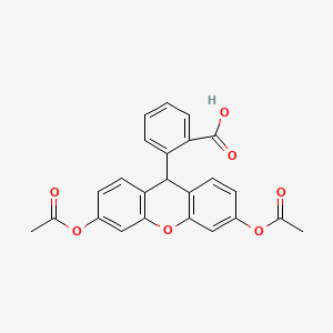 Chemical structure of Dihydrofluorescein diacetate