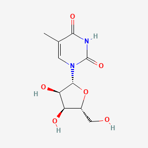 Chemical structure of 5-Methyluridine