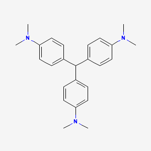 Chemical structure of Leucocrystal violet