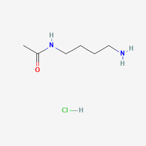 Chemical structure of N-Acetylputrescine hydrochloride