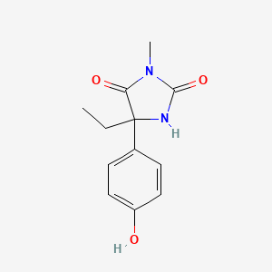 Chemical structure of 4-Hydroxymephenytoin