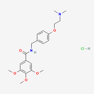 Chemical structure of Trimethobenzamide Hydrochloride