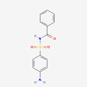 Chemical structure of Sulfabenzamide