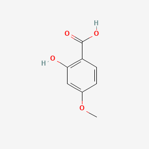 Chemical structure of 4-Methoxysalicylic Acid