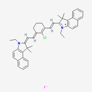 Chemical structure of Heptamethine cyanine dye-1