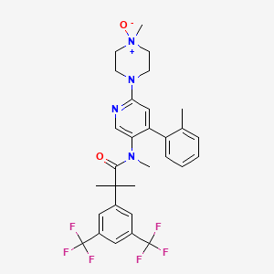 Chemical structure of Netupitant N-Oxide