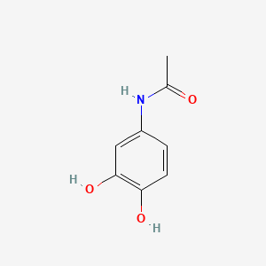 Chemical structure of 3-Hydroxyacetaminophen