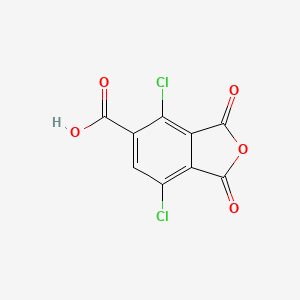Chemical structure of 3,6-Dichlorotrimellitic anhydride