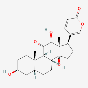 Chemical structure of Pseudobufarenogin