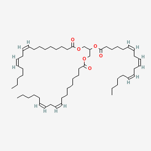 Chemical structure of 2-γ-Linolenoyl-1,3-dilinoleoyl-sn-glycerol