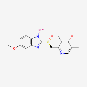 Chemical structure of Esomeprazole Potassium