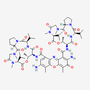 Chemical structure of 7-Aminoactinomycin D (7-AAD)