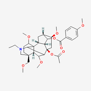 Chemical structure of Foresaconitine