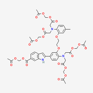 Chemical structure of Indo-1 AM (Indo-1 Acetoxymethyl ester)