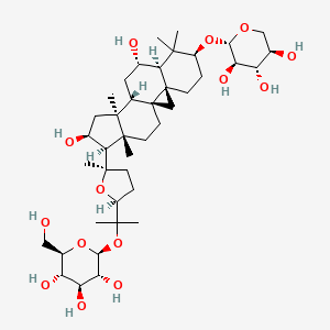 Chemical structure of Isoastragaloside IV
