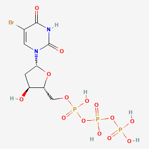 Chemical structure of 5-BrdUTP sodium salt