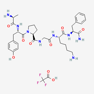 Chemical structure of PAR-4 Agonist Peptide, amide TFA