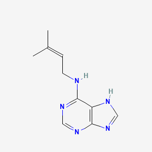 Chemical structure of Isopentenyladenine