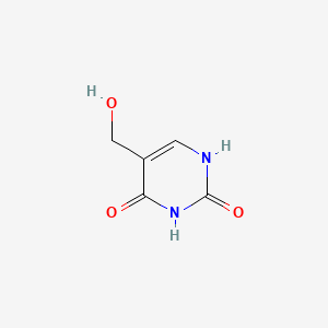 Chemical structure of 5-Hydroxymethyluracil