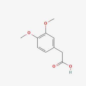 Chemical structure of 3,4-Dimethoxyphenylacetic acid