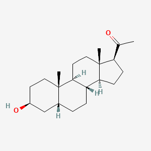 Chemical structure of Epipregnanolone