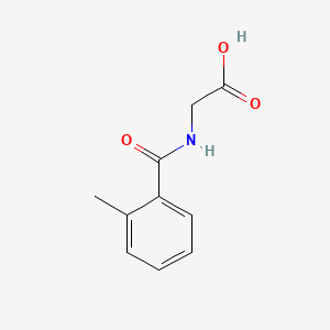 Chemical structure of 2-Methylhippuric Acid