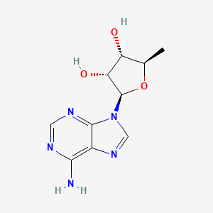 Chemical structure of 5'-Deoxyadenosine