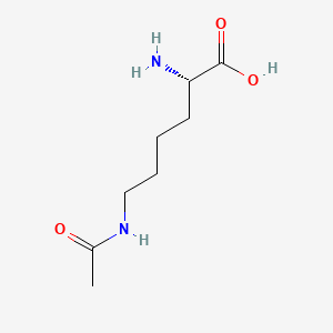 Chemical structure of epsilon-Acetyl-L-lysine