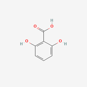 Chemical structure of 2,6-Dihydroxybenzoic acid