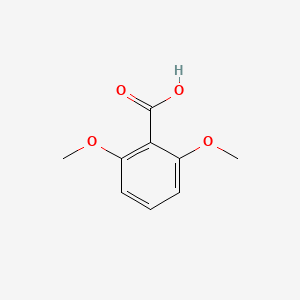 Chemical structure of 2,6-Dimethoxybenzoic acid