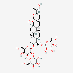 Chemical structure of Hosenkoside A