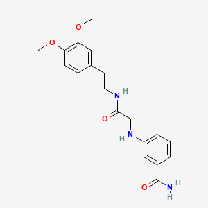 Chemical structure of Antiulcer Agent 1