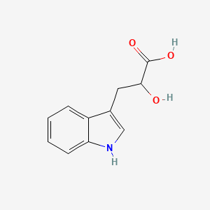 Chemical structure of Indolelactic acid