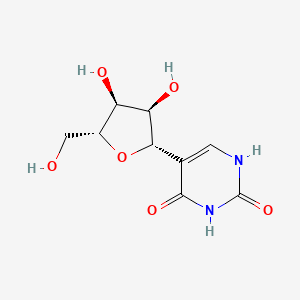Chemical structure of Pseudouridine