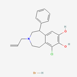 Chemical structure of SKF-82958 (hydrobromide)