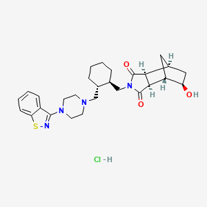 Chemical structure of Lurasidone Metabolite 14283 hydrochloride