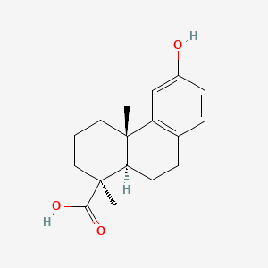 Chemical structure of Podocarpic acid
