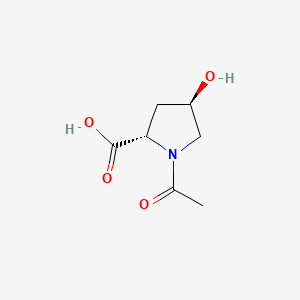 Chemical structure of Oxaceprol