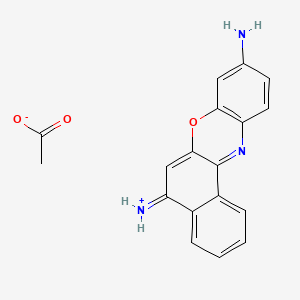 Chemical structure of Cresyl Violet acetate